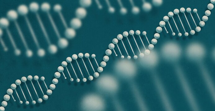 Science Biotechnology DNA. abstract illustration