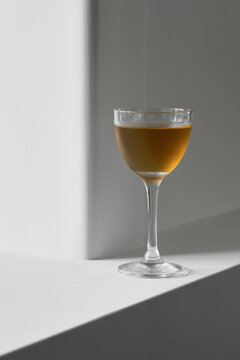 modern alcoholic cocktail in a beautiful and trendy bar restaurant