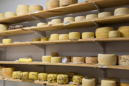 Aging Cheese in Storage