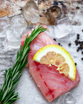 Fish Fillet. Close Up