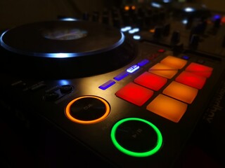 close up of a mixer
