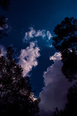 Fototapeta premium time lapse clouds