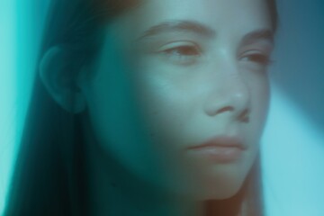 Calm closeup portrait