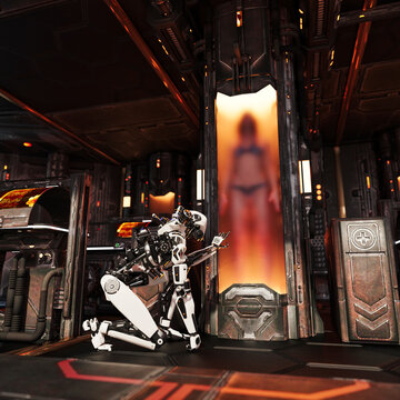 Science fiction stasis pod