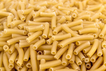 Uncooked pasta, full-frame view