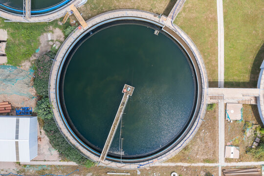 Water Purification Plant from Above