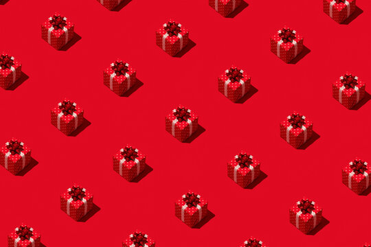 Christmas presents background