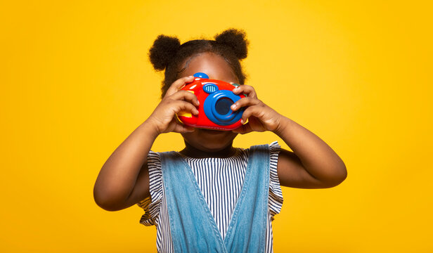 Funny black kid in the studio