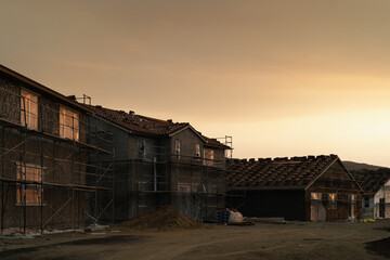 New housing construction located in California