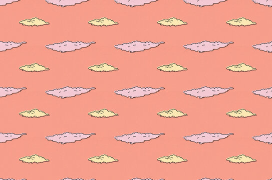 Clouds Pattern Illustration
