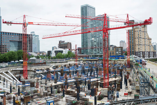 Construction Site In The City