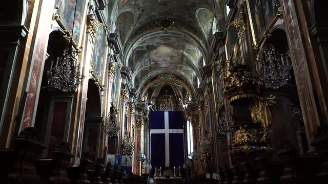 Interior View of Sankt Pölten Cathedral (Sankt Poelten), Austria