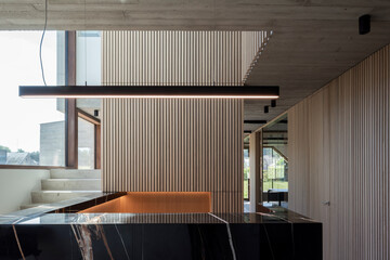 Lobby in office building