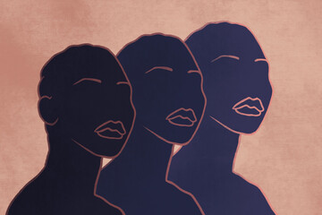 Tones of beauty Illustration