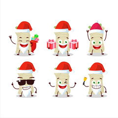 Santa Claus emoticons with horseradish cartoon character
