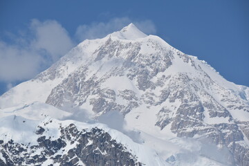 snow covered mountain top