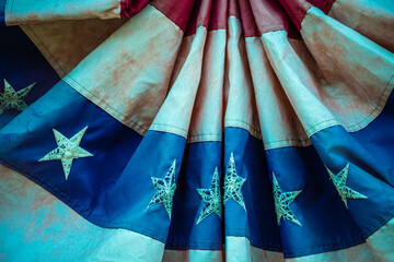 American flag bunting