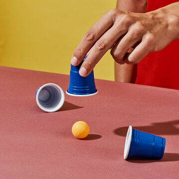 playing cups and balls