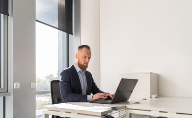 Businessman Working At Office