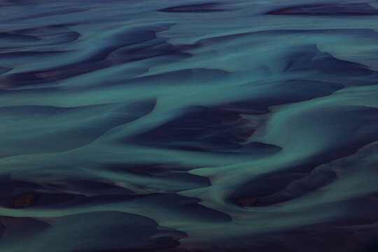 above from the river of Iceland