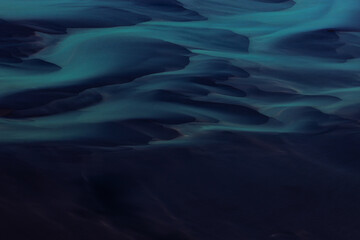 above from the river of Iceland