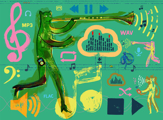 Green Horn Blower and Friends Streaming Tunes