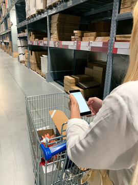 Woman Shopping in a Store