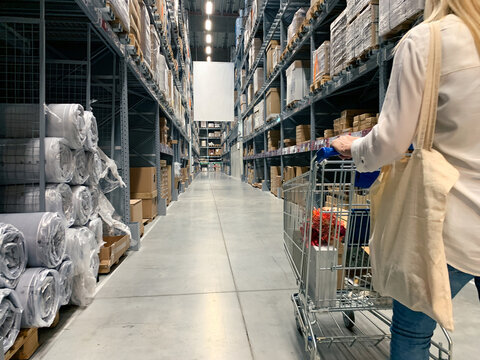 Woman Shopping in a Store