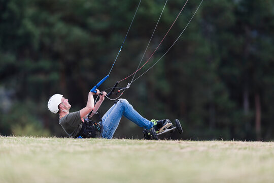 Land Kiteboarding Sport