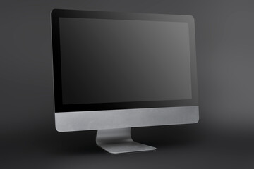 Computer monitor mockup digital device
