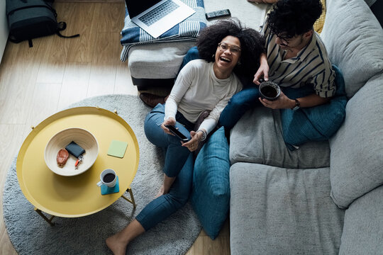 Happy Young Couple at Home
