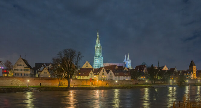 New Year's Eve Fireworks in Ulm - Germany