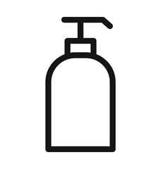 Shampoo Vector Outline Icon