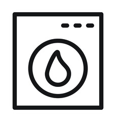 Cooking Range Vector Outline Icon 