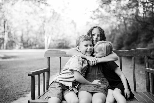 Three Young Siblings