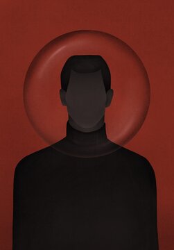 The man inside the bubble.