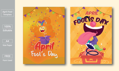 April fools day. Social media flyer templates for April fools day. promotion, poster, flier, blog, article, marketing, ad.