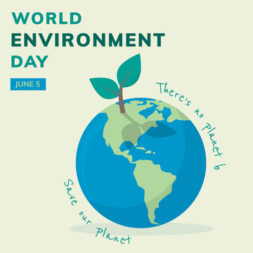 Save the planet social media post for world environment day