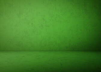 green concrete interior