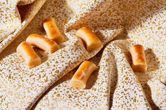 huesos de santo, typical of Spain