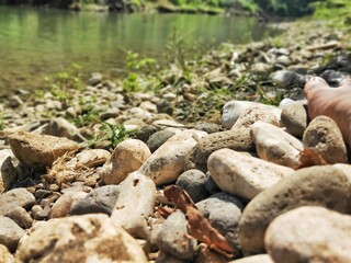 river in the mountains