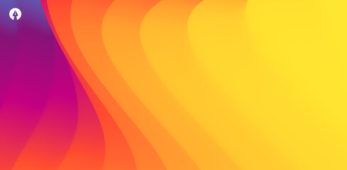 Abstract wavy background with curves lines. Concept of cover with dynamic effect. Vector illustration for design.