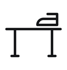 Ironing Vector Outline Icon
