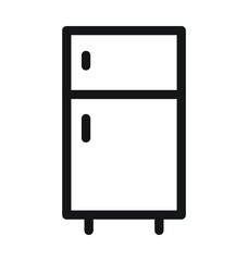 Fridge Vector Outline Icon