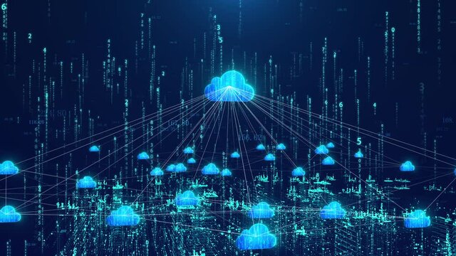 Cloud computing cloud service center big data information data transmission smart city.