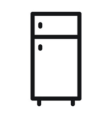 Fridge Vector Outline Icon 