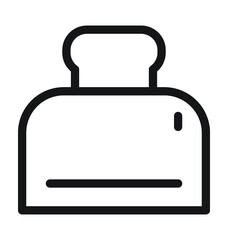 Toaster Vector Outline Icon