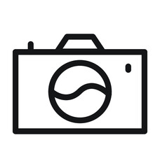 Camera Vector Outline Icon