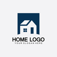 Home logo icon vector illustration design template.Home and house logo design vector, logo , architecture and building, design property , stay at home estate Business logo.