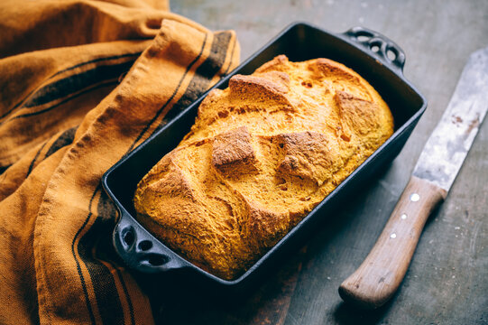 Food: Homemade pumpkin bread